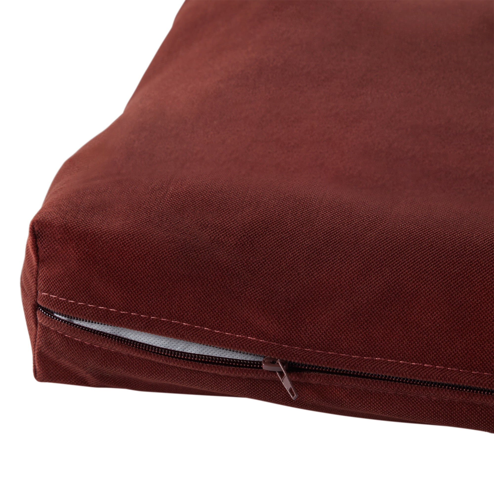 Happy Hounds Cooper Deluxe Reversible Crate Pad, Burgundy, Small (30" x 19")