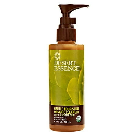 Organics Peppermint Cleanser - Desert Essence Gentle Nourishing Organic Cleanser, 6.7 Fl Oz