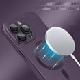 thumbnail image 3 of Decase for iPhone 15 Pro Compatible with Mag Safe Case,Camera Lens Protector,Slim Magnetic Shockproof Anti-Scratch Anti-Fingerprint Skin Friendly Matte Back Cover Case for iPhone 15 Pro,Purple, 3 of 5