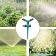 thumbnail image 4 of Aspersor circular, punta de tierra, aspersor de área grande, aspersor de césped, aspersor de aerosol, aspersor de césped, perfecto para césped, plantas, flores, verduras. Afortunado Sencillez, 4 of 5