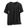thumbnail image 3 of Xunlbb Summer T-shirts for Men Lightweight Breathable Tees with Short Sleeves Round Neck Solid Basic Casual Mens T-shirt Beach Fashion Party Home Wear Plus Size M-5XL, 3 of 8