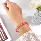 thumbnail image 1 of Pulsera de piedra natural para hombres y mujeres, joyería de cuarzo rosa, ópalo, turquesa, ágata, jaspe, 6 mm, 8 mm, 1 of 5