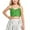 Green-c, variant on Girls Sequin Tank Tops Sleeveless Spaghetti Strap Girls Tops Belly Hop Jazz Stage Performance