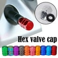 thumbnail image 2 of Stylish Aluminum Tire Valve Caps, High Hardness, Multiple Color Choices, Secure Fit, 4-Piece Set for Cars, 2 of 8