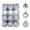 04Christmas Ball#24PC, variant on Qwtwty 30 Pcs Christmas Decorations Ornaments Set, Shatterproof Christmas Hanging Pendants for Xmas Tree Holiday Party Wedding Home Decorations