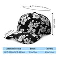 thumbnail image 5 of Botanical Floral Print Baseball Cap – Vintage Adjustable Dad Hat with Artistic Watercolor Flower Pattern, Comfortable Washed Cap for Garden Lovers, 5 of 7