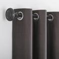 thumbnail image 3 of Sun Zero Duran Thermal Insulated 100% Blackout Grommet Curtain Panel, 50"X95", Fig Purple (Single Panel), 3 of 9