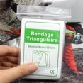 thumbnail image 3 of Venda triangular de primeros auxilios Ndcxsfigh Vendaje médico no tejido para el cuidado de heridas, 3 of 9