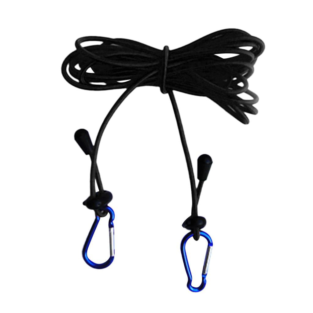 multi-purpose safety rope with 2 Kayak canoe boat tow line with 2 snap hooks 