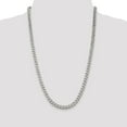 thumbnail image 2 of 925 Sterling Silver 7mm Curb Chain 20 Inch, 2 of 5