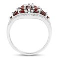 thumbnail image 2 of 2.24 Carat Genuine Garnet .925 Sterling Silver Ring QJ Model, 2 of 3