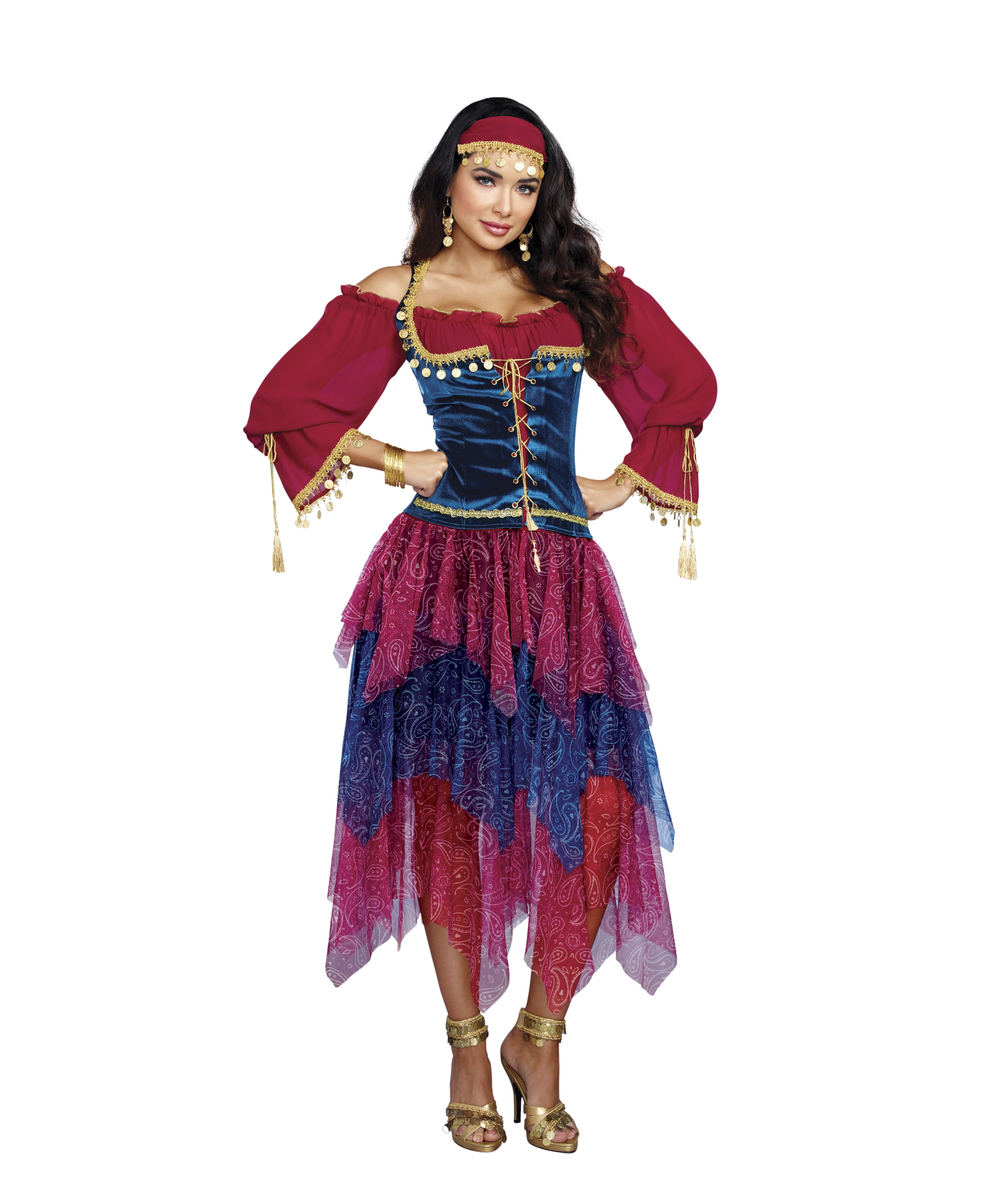 Dreamgirl Women's Gypsy Costume - Walmart.com