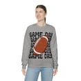 thumbnail image 3 of Retro Game Day Football Sweatshirt Vintage Football School Spirit Shirt Sport Grey XL, 3 of 6