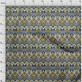 thumbnail image 3 of oneOone Georgette Viscose Fabric Diamond & Swirl Ikat Decor Fabric Printed BTY 42 Inch Wide, 3 of 4