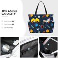 thumbnail image 3 of Balery Space Cartoon Beach Travel Bag - Water-Resistant, Large Capacity Lightweight Tote with 7 Pockets for Women and Men - Perfect for Beach, Pool, Gym, and Travel, 3 of 7