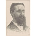 thumbnail image 3 of Ferdinand Hart Nibbrig 14x18 Black Modern Framed Museum Art Print Titled - Portrait of Max Wilhelm Carl Weber, 3 of 5
