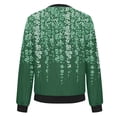 thumbnail image 5 of Women's Floral Print Bomber Jacket, Lightweight Zip-Up Casual Coat, Stylish Spring/Fall Outerwear, Red, 5 of 5