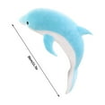 thumbnail image 3 of Cute Pink Dolphin Plush Pillow Toy Soft Stuffed Marine Animal Huggable Fluffy Material Oversized Cuddly Design Perfect For Kids Playtime Bedroom Decor Plush Toy, 3 of 6
