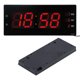 thumbnail image 4 of Reloj de pared digital electrónico con luces nocturnas, calendario de temperatura para el hogar y la oficina, enchufe de 100 a 240 V para Reino Unido, 4 of 10
