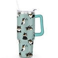 thumbnail image 2 of Gift for Dog Lovers Cute Dog Tumbler for Women - 40oz Dog Tumblers with Handle Straw and Lid Tumbler Cup Travel Coffee Mug, 2 of 7