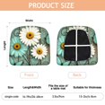 thumbnail image 3 of Daisies and Butterflies Seat Covers for Dining Room Chairs Set Of 6,Stretch Printed Washable Chair Seat Cover with Elastic Ties and Button,Removable Waterproof Couch Cushion Covers, 3 of 6