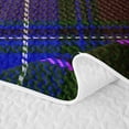 thumbnail image 5 of Manfei Rustic Check Twin Quilt Set,Classic Plaid Twin Coverlet Set,Blue Purple,2-Piece,1 Bedspread and 1 Pillowcase, 5 of 7