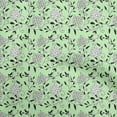 thumbnail image 1 of oneOone Rayon Mint Green Fabric Block Craft Projects Decor Fabric Printed By The Yard 56 Inch Wide-ZY, 1 of 1