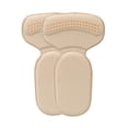 thumbnail image 2 of 2-In-1 Adhesive Heel Pad, Off-White - 2-In-1 Knitted Sponge Heel Cushion Inserts, Soft Blister Protectors for Loose Shoes, Foot Masks Easter Mother'S Day Silica Gel High Heel Makeup Organizers, 2 of 9