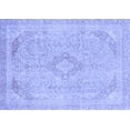 thumbnail image 1 of Ahgly Company Machine Washable Indoor Rectangle Abstract Blue Modern Area Rugs, 2' x 3', 1 of 4