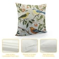 thumbnail image 4 of GOSMITH  Leaveas and Birds Pillow Cases, Standard Pillow Covers Pillow Shams Botanical Floral Printed, 4 of 5