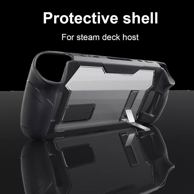 Carcasa Protectora De La Consola De Juegos Protector de caja de consola de juegos con soporte antiarañazos para accesorios Steam Deck