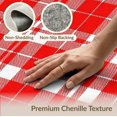 thumbnail image 6 of ODIKA 4'x6' Washable Area Rug Bordered Farmhouse Motif Checkered Striped Christma Plaid Checked Refined for Home Office, Under Desk, Non-Slip Chair-Friendly, Flatwoven, 6 of 7