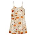 thumbnail image 5 of LIIPEE Girls Halloween Graphic Nightgown Spaghetti Strap Sleep Dress Kids Cozy Sleepwear 5-14 Years, 5 of 5