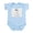 Sky Blue, variant on CafePress - Little Rodbuster Infant Bodysuit. - Baby Light Bodysuit, Size Newborn - 24 Months