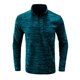 thumbnail image 3 of Txlixc Pullover de hombre, chaqueta de manga larga con cuello de color de contraste, cremallera Txlixc  moda, 3 of 6