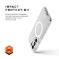 thumbnail image 3 of UAG Samsung Galaxy S26 Case 6.3" Scout Clear - Magnetic Charging Compatible Transparent Rugged Military Drop Tested Protective Cover, Ice/White, 3 of 9