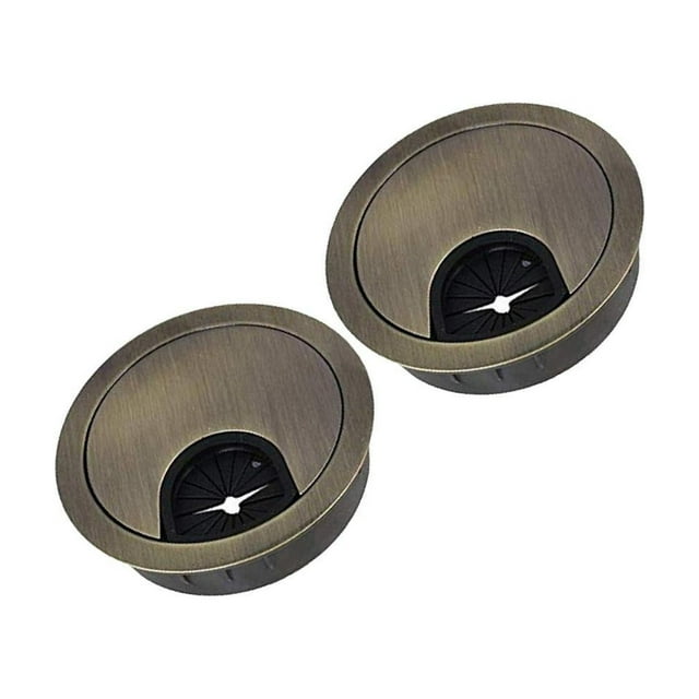 Cubierta para orificios de Cable Toystoory 2Pcs 60mm Bronce