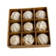 thumbnail image 3 of 9 piezas de pequeños colgantes navideños, adornos decorativos navideños, bolas navideñas colgantes para oro rosa, 3 of 9