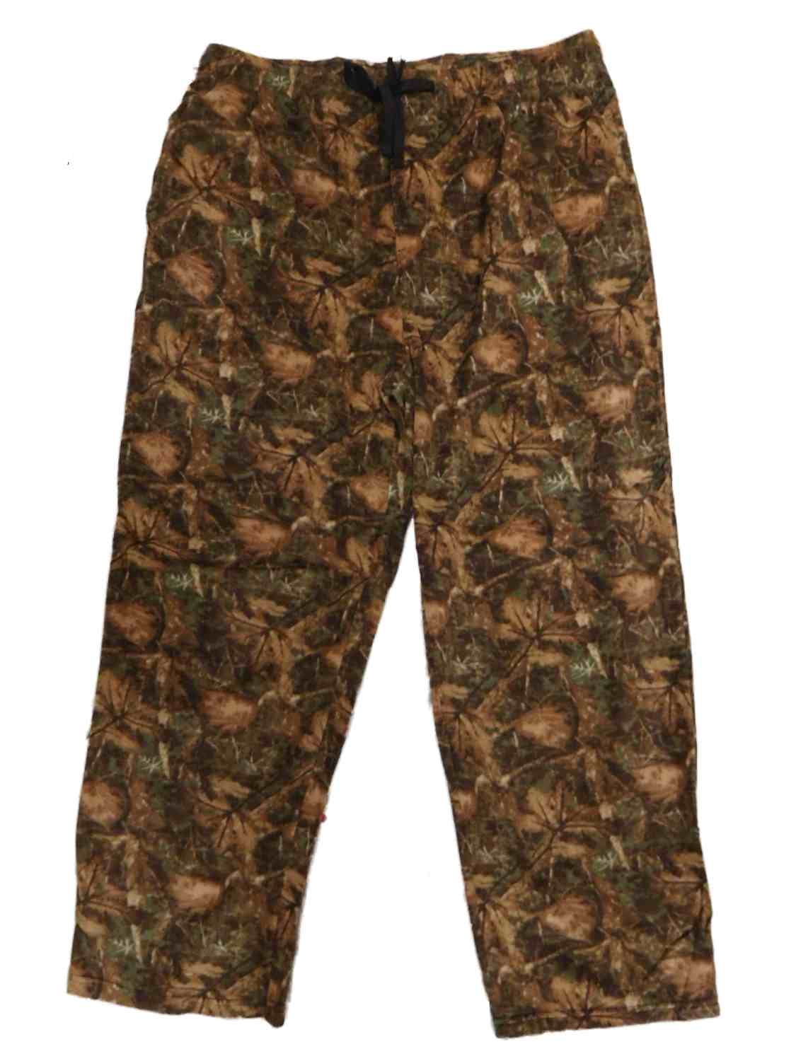 mens camo fleece lounge pants