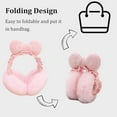 thumbnail image 4 of Kids Winter Earmuffs Girl Warm Ear Muffs Baby Girls Plush Ear Warmers-light pink, 4 of 6