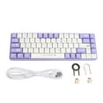 thumbnail image 2 of Mechanical Gaming Keyboard, 68 Keys Wired Keyboard Hot Swappable Keyboard with Red Switch, LED Backlit Compact Mechanical Keyboard for Gaming for Type C Devices, 2 of 7