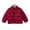Red, variant on Kids Reversible Parka, Winter Solid Color Double-Sided Long Sleeve Coat, Warm Wearable For Cold Weather Red 3-4Years