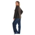 thumbnail image 2 of Just Love Ultra-Soft Womens Pajama Pant Set with Nightgown & Matching Socks  Luxurious Sleepwear (Buffalo Plaid Royal Black, 1X), 2 of 6