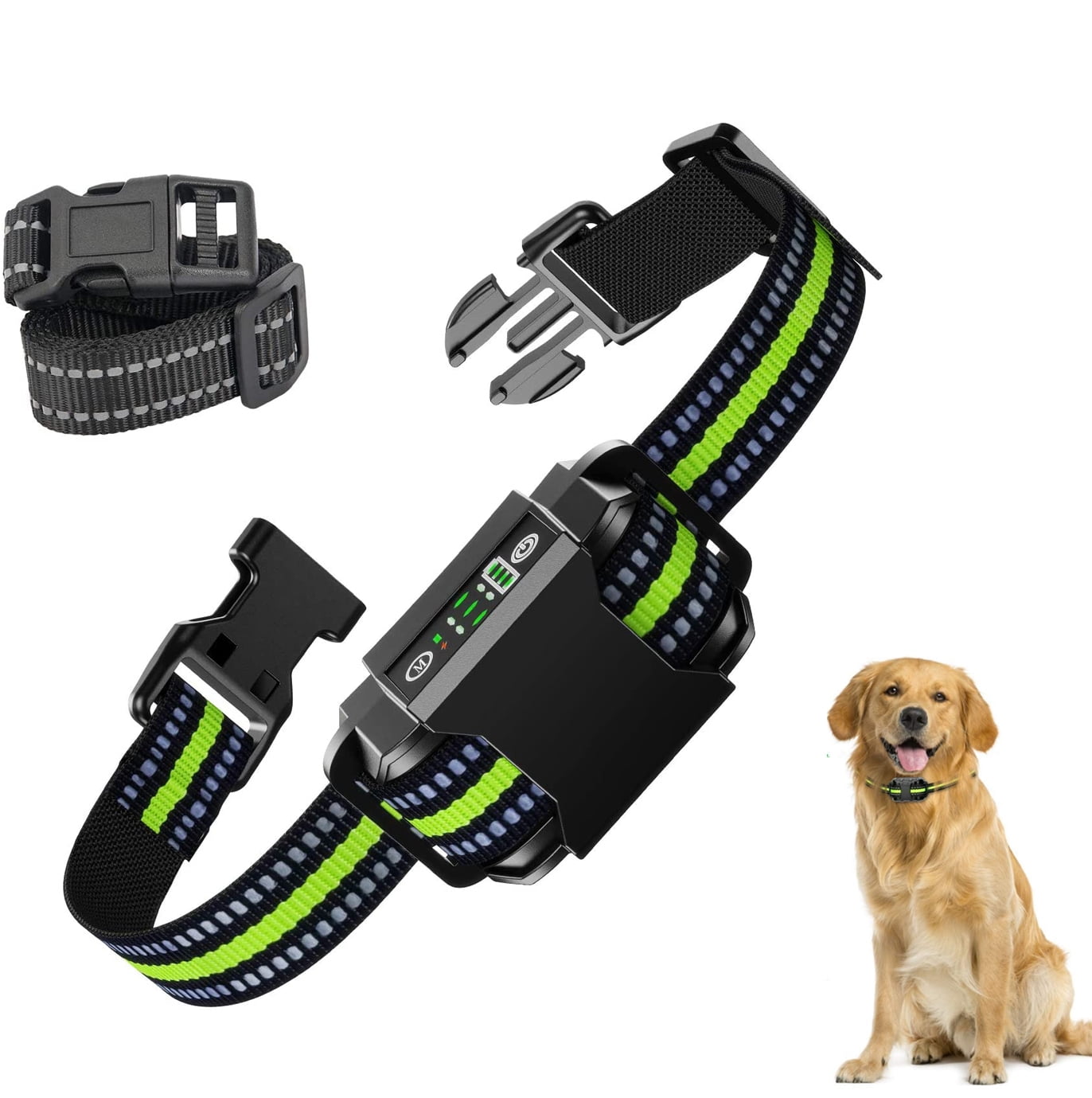 Flittor Bark Collar, No Bark Collar Rechargeable with Beep, Anti bark