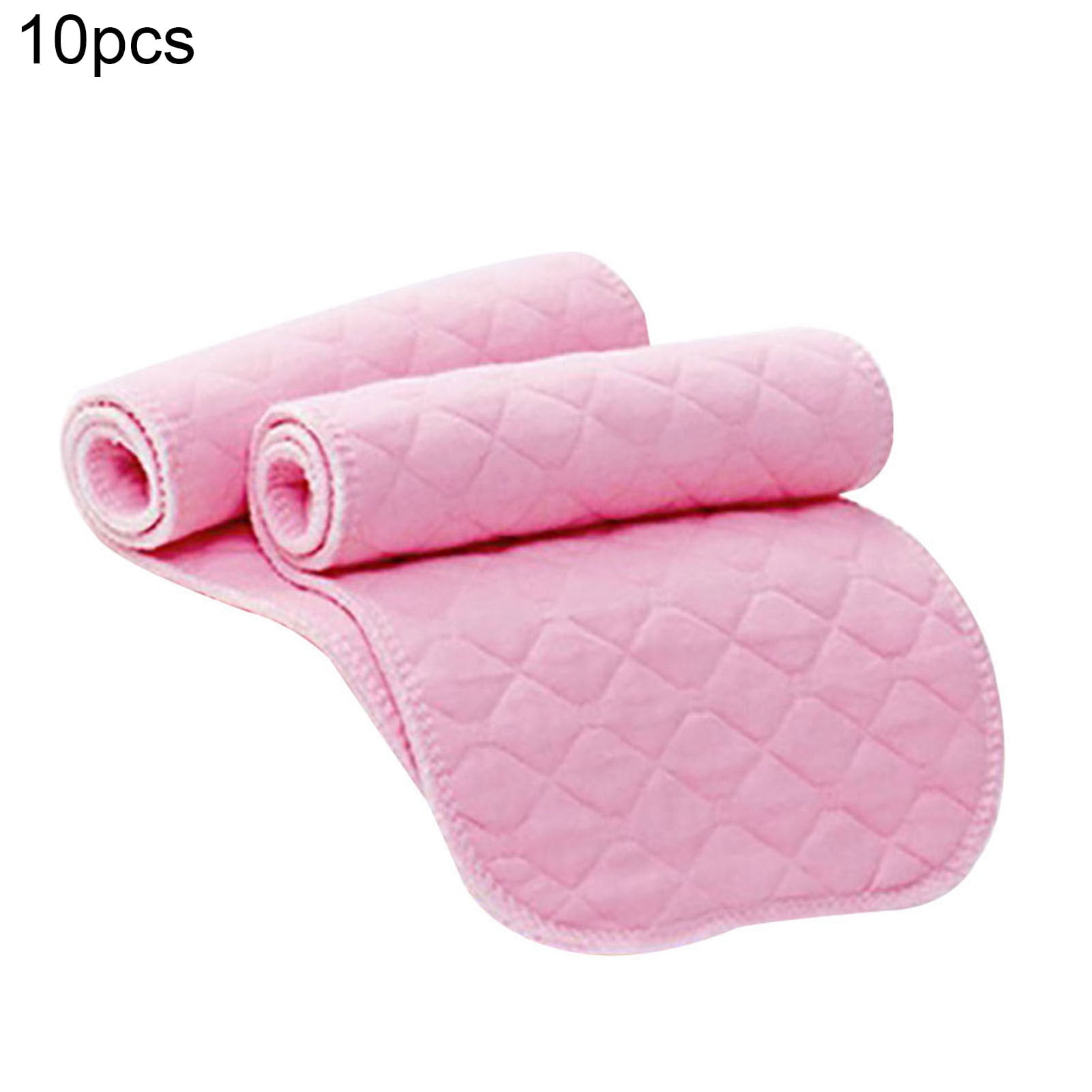 TOPOINT Baby Cloth Diaper Liners 10Pcs Soft Reusable Insert 3 Layers