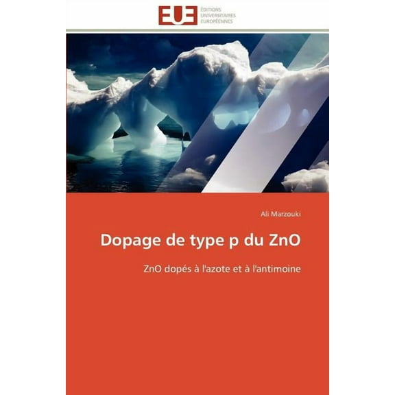 Omn.Univ.Europ.: Dopage de Type P Du Zno (Paperback)