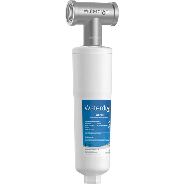 Waterdrop AP431 AP430SS Whole House Scale Inhibitor Water Filter System, Water Heater Softener