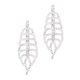 thumbnail image 4 of Pendientes colgantes de gota con bor bnca con de imitación de cristal para mujer Zulema Pendientes, 4 of 5