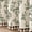Moss Green, variant on Sanmadrola No Hooks Floral Plant Shower Curtain with Snap-in Fabric Liner Set, Faux Cotton Linen, Perfect for Bathroom Hotel Luxury Decor, Washable Waterproof with Tassels and Sheer Window, 71Wx74H