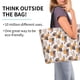 thumbnail image 2 of Balery Cute Cats Bolsa Tote Estilo Estético con Cremalleras, Bolsa de Hombro, Bolsa de Compras Grande y Plegable, 2 of 8